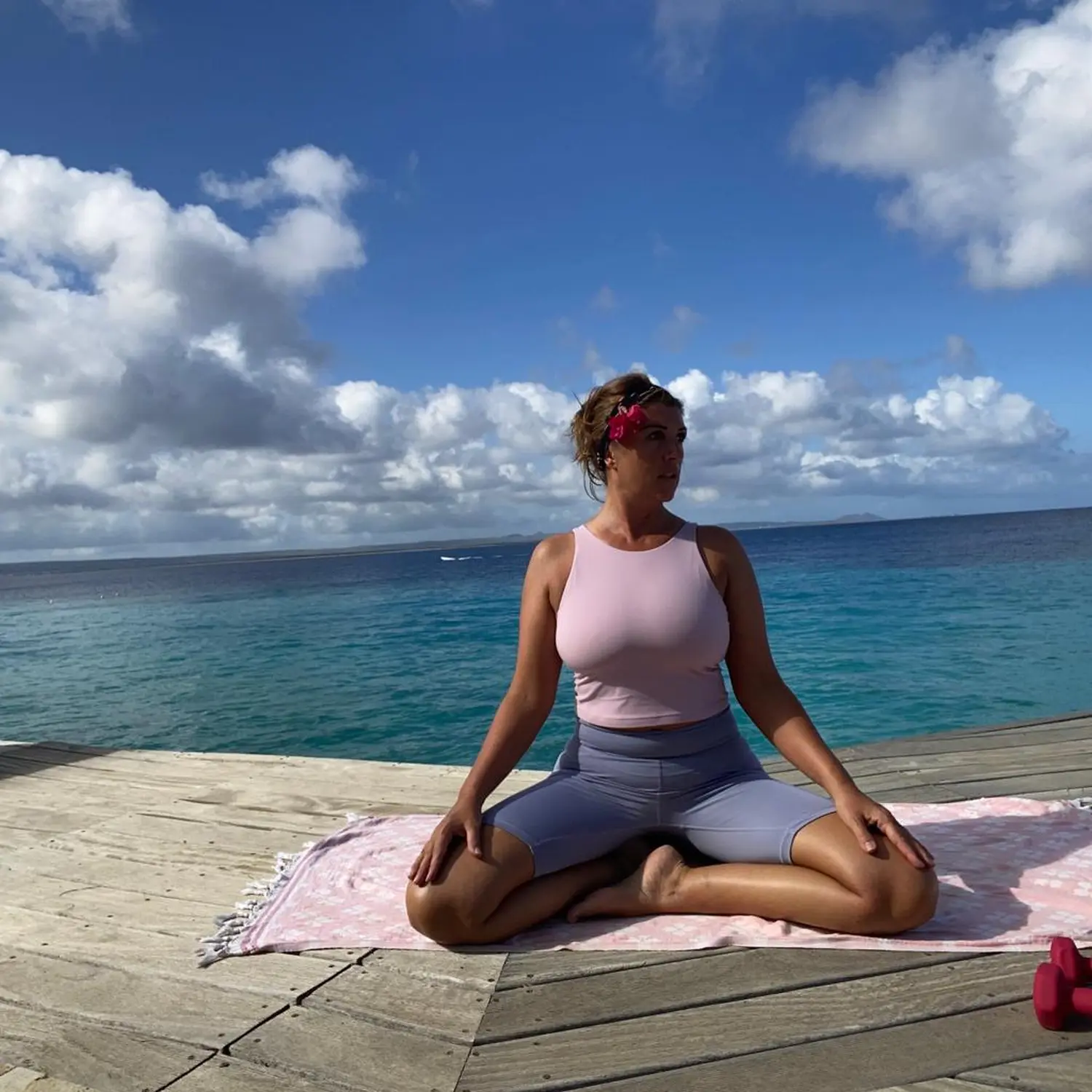 Zora Boekstegers macht Yoga