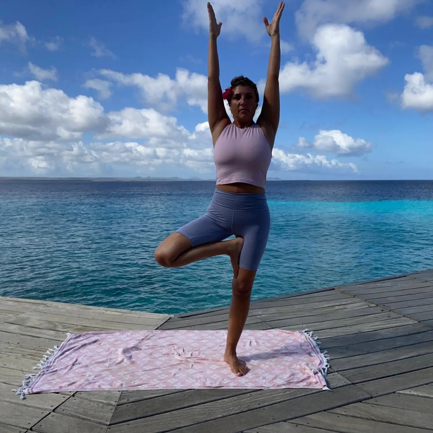 Zora Boekstegers macht Yoga